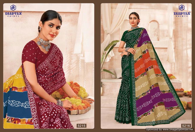 Mother India Vol 52 By Deeptex Daily Wear Printed Cotton Sarees Wholesale Market In Surat
